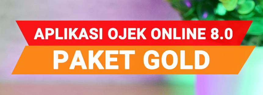 Aplikasi Ojek Online Android IOS Paket Gold