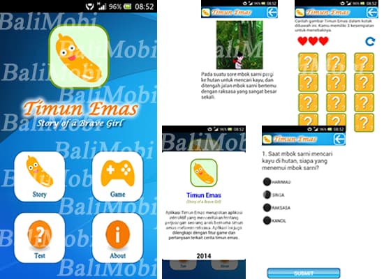 Aplikasi Cerita Rakyat Timun Emas Android