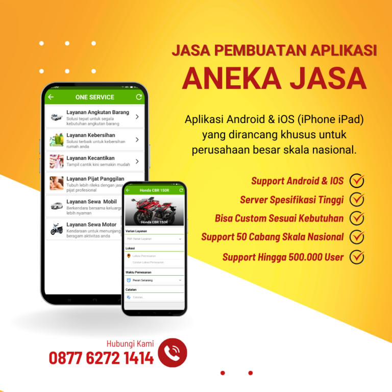 Jasa Buat Aplikasi Booking Online Android IOS