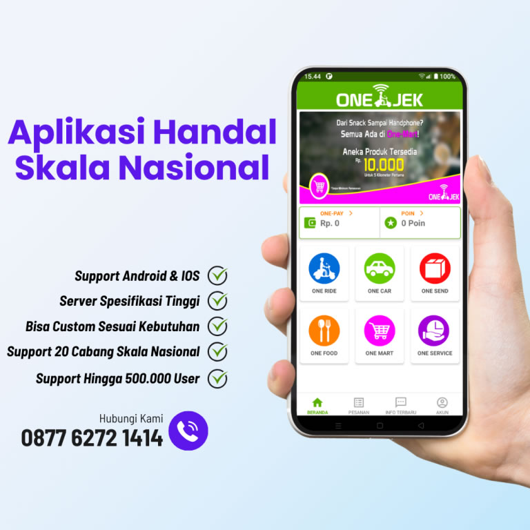 Jasa Buat Aplikasi Ojek Online Terpercaya