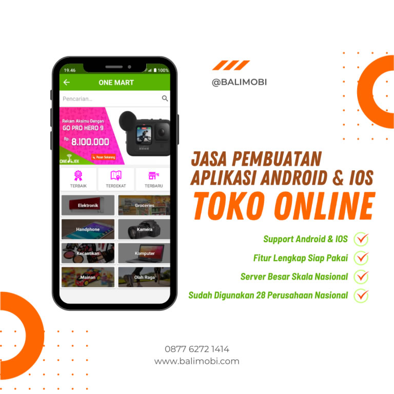Jasa Buat Aplikasi Toko Online Android IOS